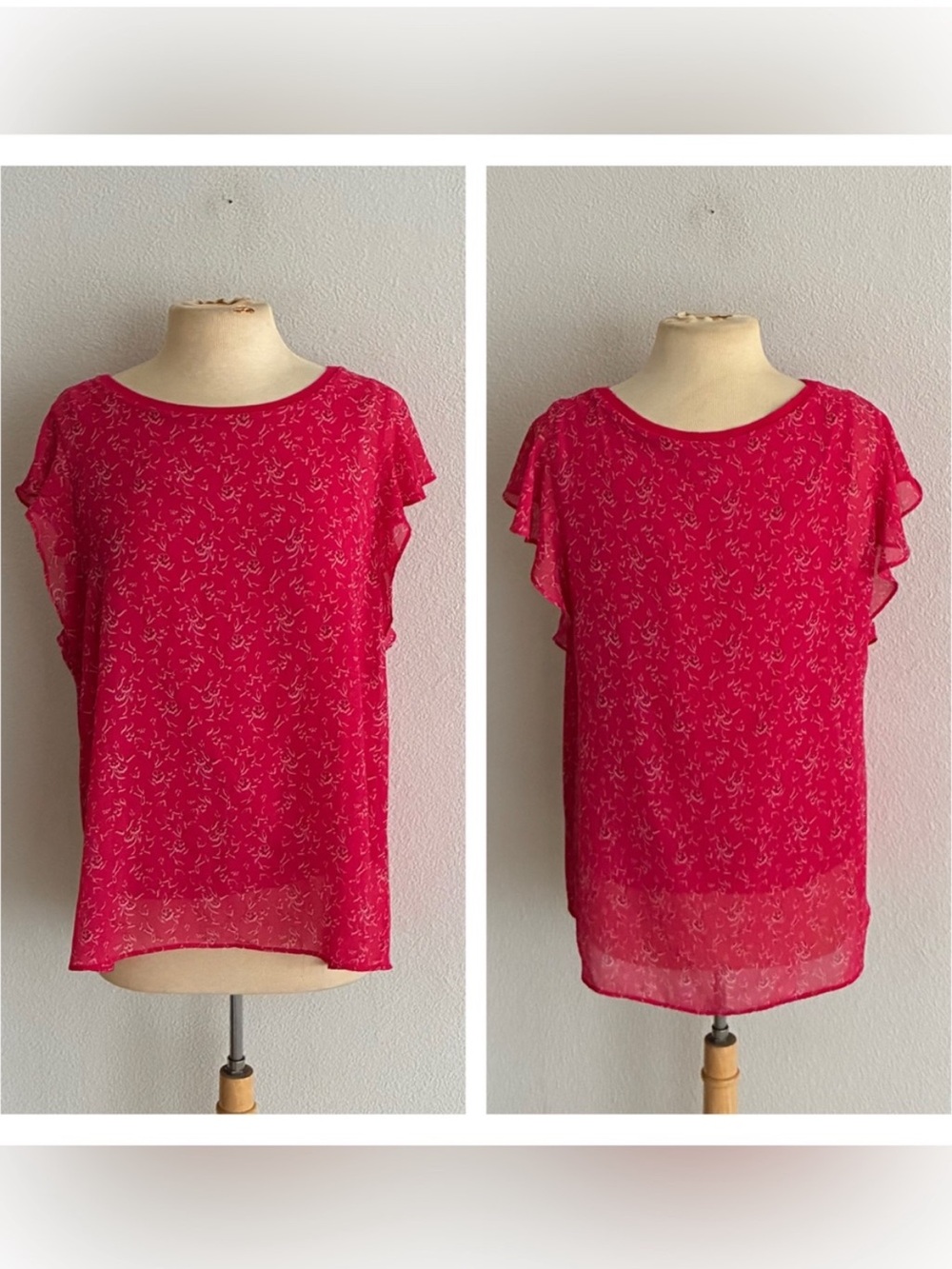 WAS $23 Ann Taylor floral blouse